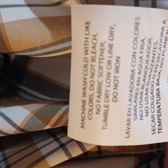 WRANGLER, NWT, MENS PLAID SHIRT, SIZE XL, FRONT POCKET, AND HIDDEN ZIP P… - Picture 9 of 11